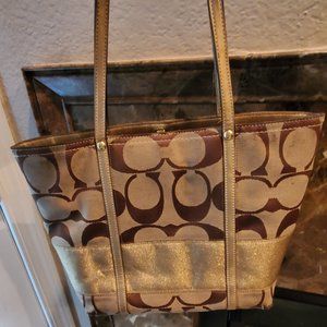 Used Coach Bucket Bag